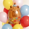 Шар фигура Капибара на вечеринке